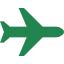 Icone Avion Vert